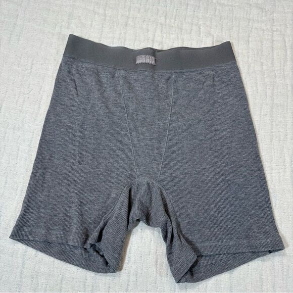Skims Gray Tank Top & Boxer Shorts Set Size Medium - Picture 5 of 8